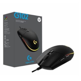 Mouse Óptico Gamer Logitech G102 IC PRODIGY 8000DPI 16 8M con color LED y 6 botones