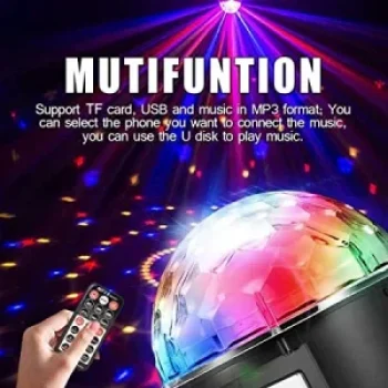 Luces para DJ 9 colores LED Bluetooth Marca GoodwillStage