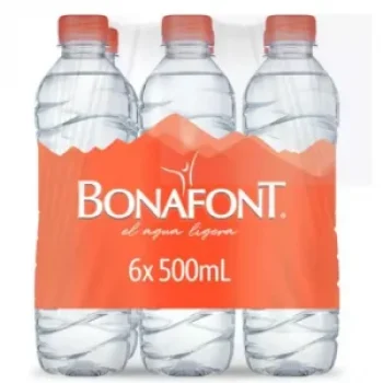 Agua Natural Bonafont 500 Ml - 6 Pack