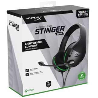HyperX Cloud Stinger Core XBOX - Audífonos para gaming con licencia oficial de XBOX, Compatible con