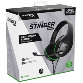 HyperX Cloud Stinger Core XBOX - Audífonos para gaming con licencia oficial de XBOX, Compatible con