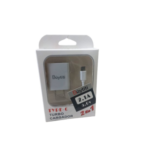 Combo Cargador Tipo C 2.1A Car-030 Buytity