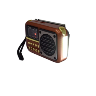 Bocina Radio Solar Bluetooth Fm Con Linterna Kf-Am09