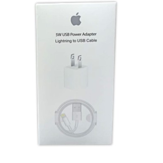 cargador kit iphone 5w lightning a usb
