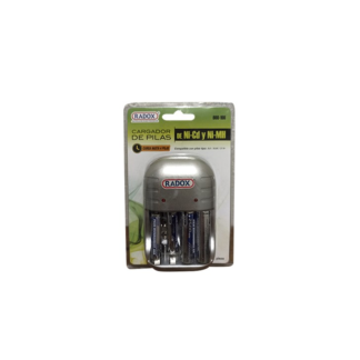 cargador de baterias aa/aa/9v radox 660-166