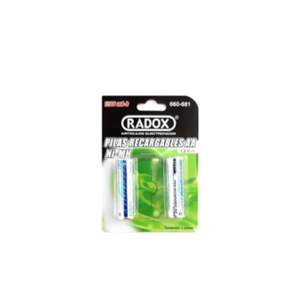 bateria pila recargable aa ni-mh radox 660-681