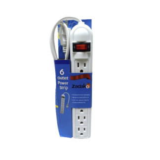 multicontacto de luz zadak zf-0040