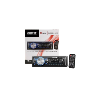 autoestereo para auto steelpro technologies carbon-907b con usb y bluetooth