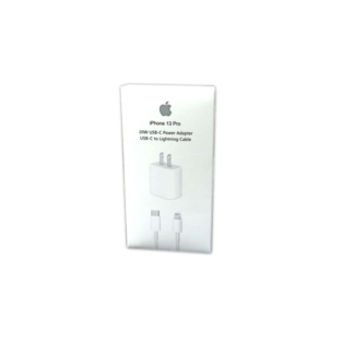 cargador kit iphone 13 pro 20w usb-c a lightning