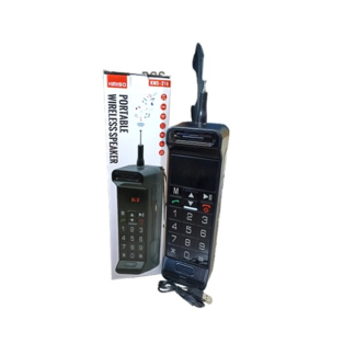 bocina fm bluetooth en forma de teléfono retro