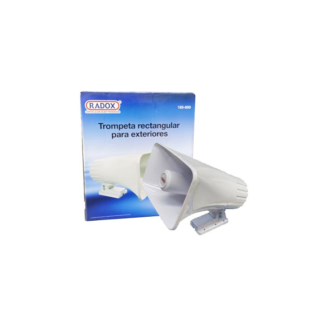 trompeta y bocina para perifoneo y alarma radox 185-800