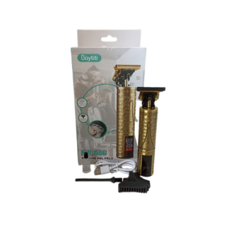 maquina cortadora de cabello inalambrica con display mr-086