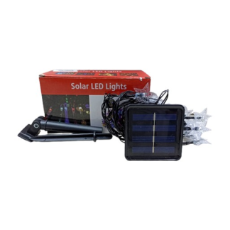 luces con figuras navideñas solar 4m