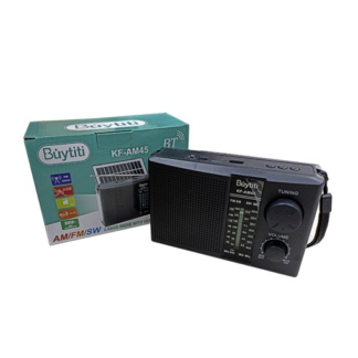 radio bocina solar con linterna am-fm buytiti kf-am45