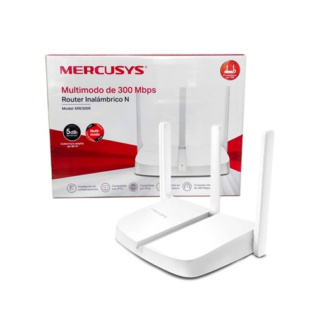 router inalambrico mercusys 300mbps 4 modos en 1