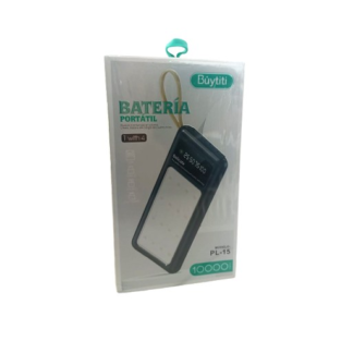 power bank 10,000 4 en 1 linterna de emergencia con cables buytity pl-15