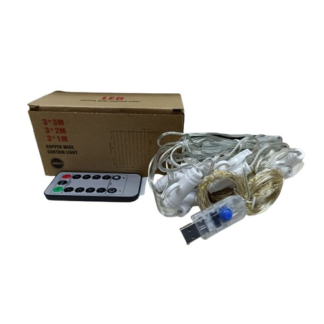 cortina de luces led 3x3m 300 led