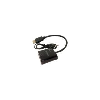 cable adaptador convertidor hdmi a vga aux 3.5 pc laptop tv monitor