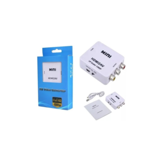 convertidor hd vídeo hdmi x av rca - hdmi2av