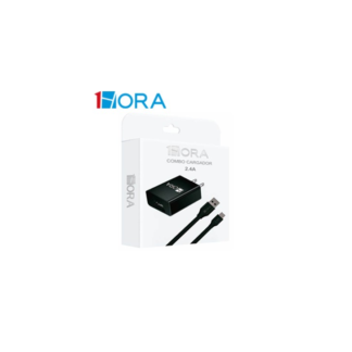 combo cargador carga rápida tipo c usb 2.4 a