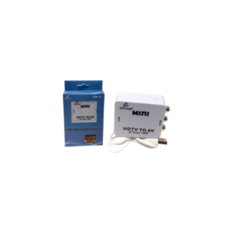 convertidor mini hdmi a rca av audio video con .19