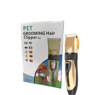 afeitadora cortadora de pelo para mascota 4 peines recargable mr-07