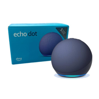 amazon alexa echo dot asistente de voz 5ta generación, inalámbrico, wifi, bluetooth, azul