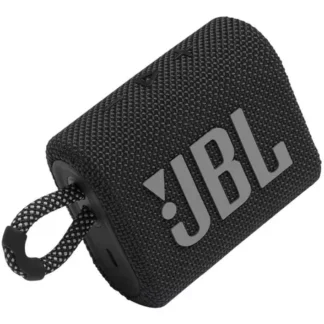 Bocina JBL Go 3 portátil con bluetooth waterproof negra