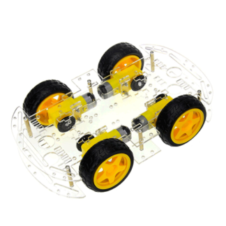 Kit de carrito de 4 llantas