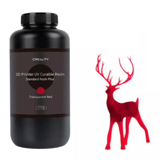 Resinas Creality LCD Estándar Plus 1kg Rojo Transparente