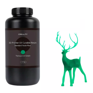 Resinas Creality LCD Estándar Plus 1kg Verde Transparente