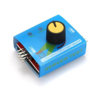 Servo tester de 3 canales