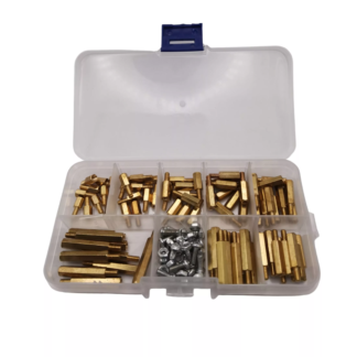 Kit De 120pcs De Tornillos y Separadores Hexagonales M3