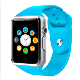 Reloj Smart Watch A1 Smartphone Bluetooth Celeste