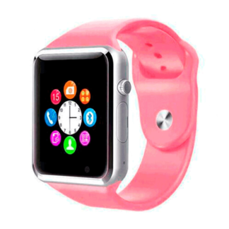 Reloj Smart Watch A1 Smartphone Bluetooth Rosa