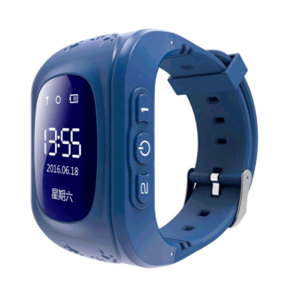 Reloj Smart Watch Con GPS Para Niños Q50 Azul