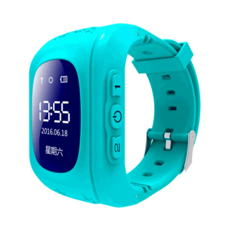 Reloj Smart Watch Con GPS Para Niños Q50 Celeste