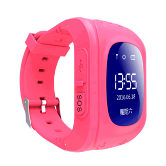 Reloj Smart Watch Con GPS Para Niños Q50 Rosa