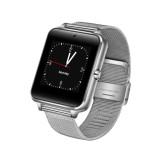 Reloj Smart Watch Z60 Correas Metalicas Smartphone Bluetooth Gris