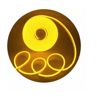 Tira LED NEON 2835 Amarillo 12V IP65 6*12cm