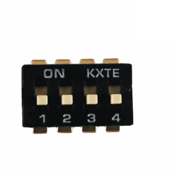 Dip switch 4 Canales Negro Con Pin Largo