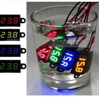 Voltimetro de 3.5-30V aprueba de agua