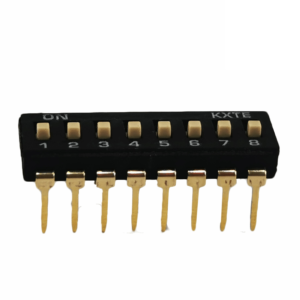 Dip switch 8 Canales Negro Con Pin Largo