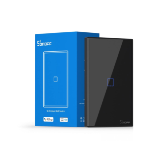 Interruptor Inteligente Sonoff T2 2 Switch 2 gang plug americano color negro