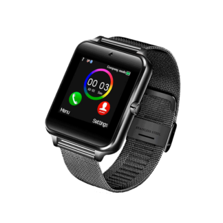 Reloj Smart Watch Z60 Correas Metalicas Smartphone Bluetooth Negro