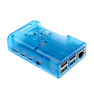 Case de acrilico para Raspberry 4B Azul