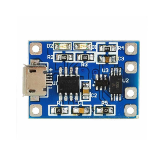 Módulo Cargador Batería de Litio 1 A Mini USB 5 V TP4056