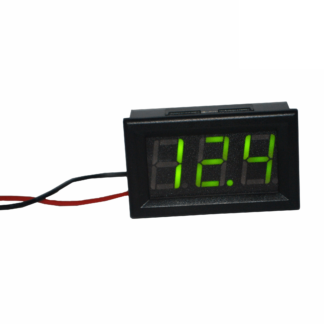 Voltimetro de 4.5 a 30v Color Verde