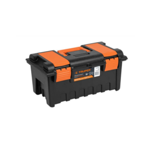 Caja de herramientas de 19" TRUMPER con compartimentos Color Naranja