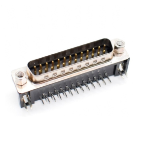 Conector Db25 Macho 25 Contactos 90º Para Pcb Angulo Recto